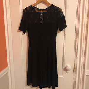 Black lace French Connection dress